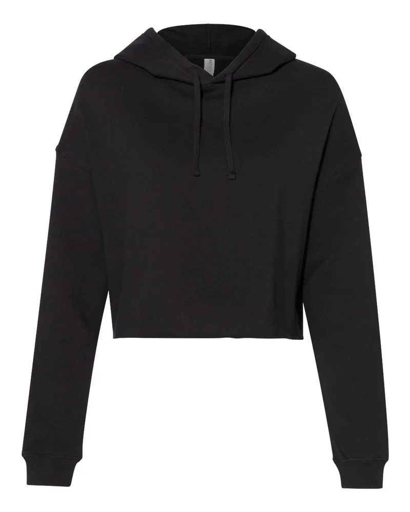 Independent Trading Co.® Women's Lightweight Cropped Hooded Sweatshirt view 5