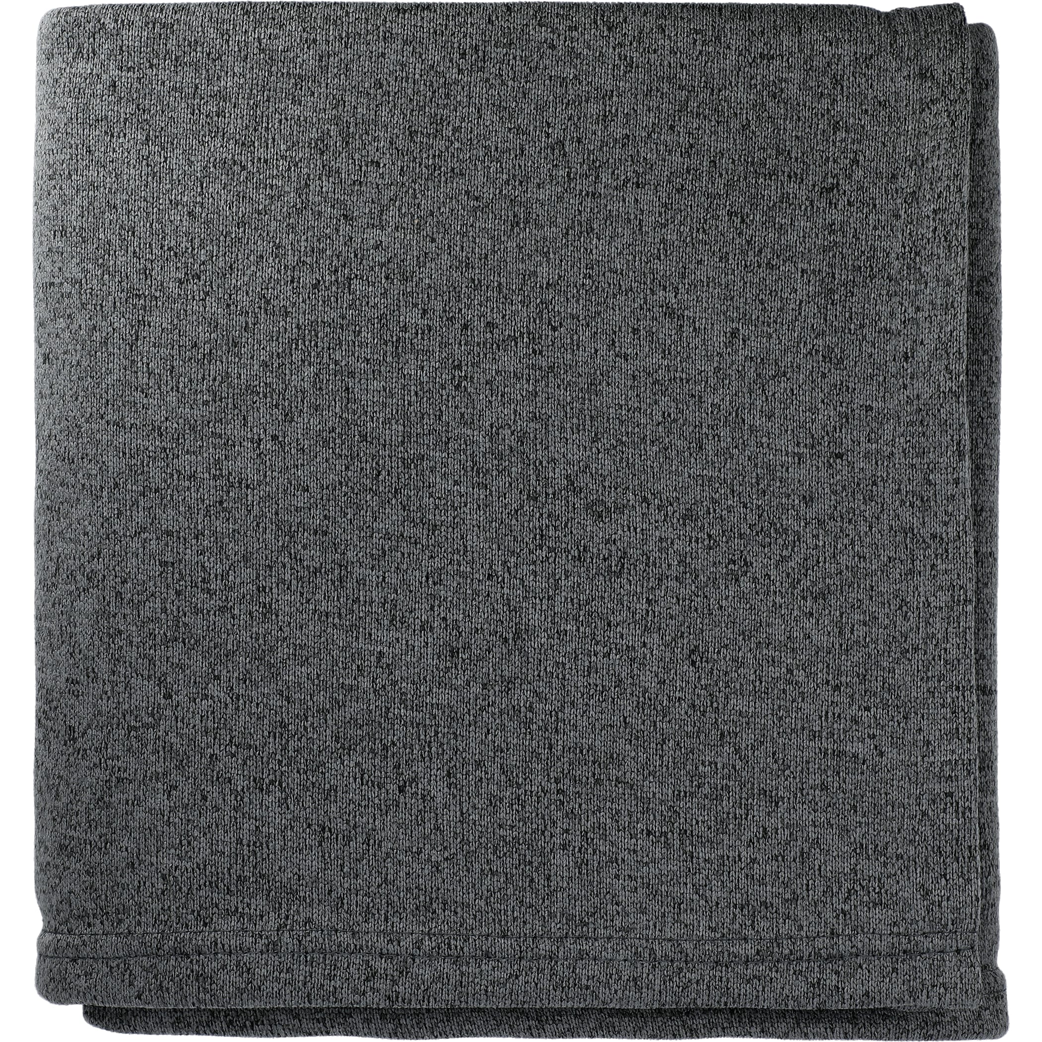 Heathered Fleece Throw Blanket 50'' x 60'' Unfolded view 2