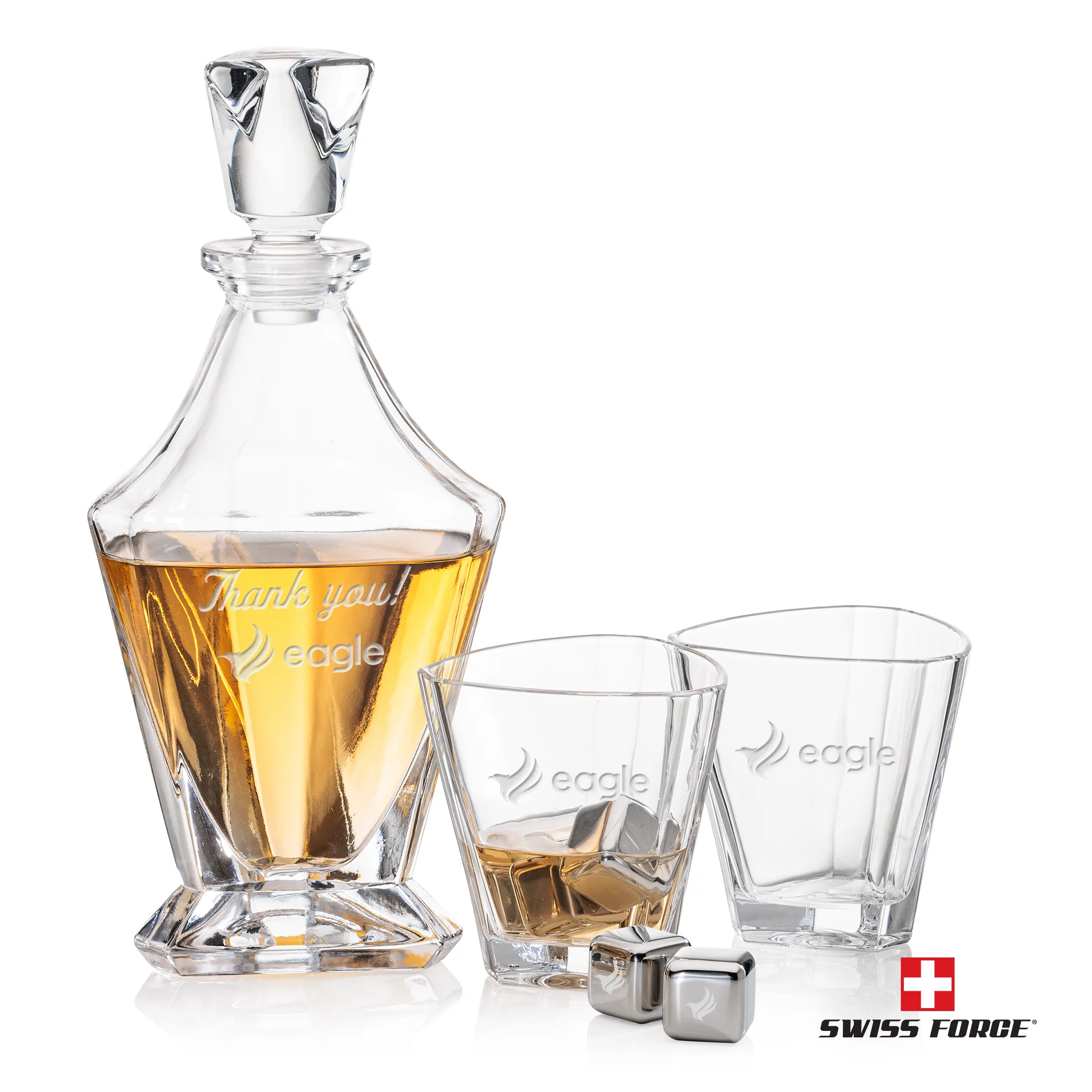 Whiskey Stone Set, Laser Engraving