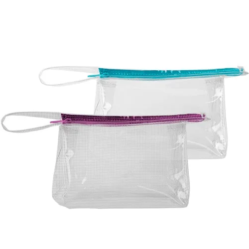 Clear Vinyl Jetsetter Large Pouch view 2