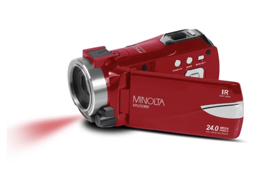 Minolta 1080P Full Hd Night Vision Wifi Camcorder