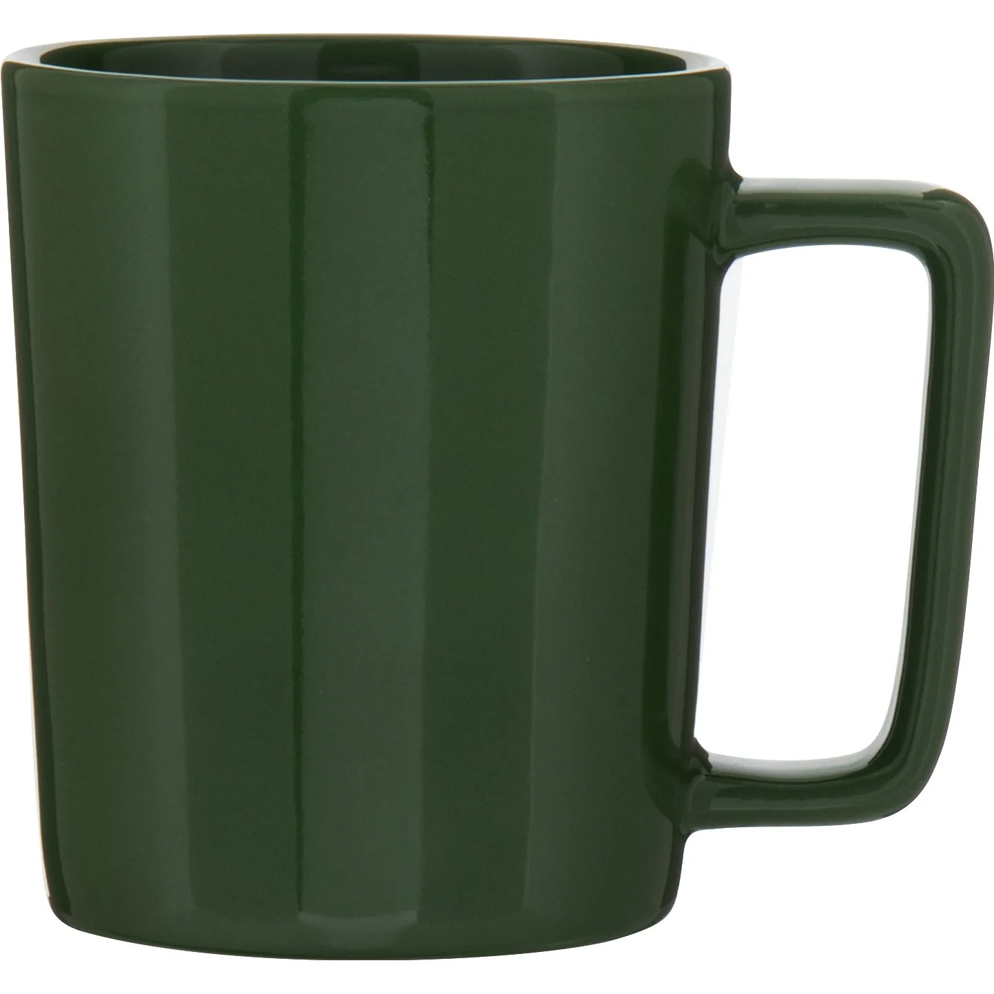 14 oz Madrid Ceramic Mug (Forest Green) view 2
