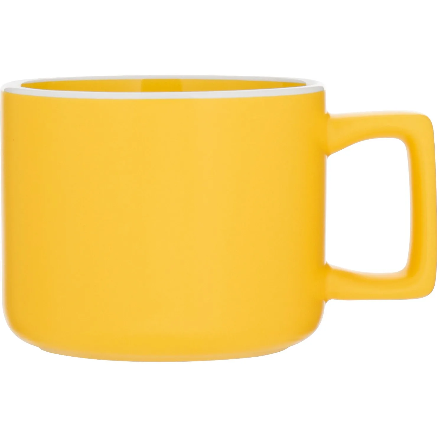 12 oz Helio Ceramic Mug (Matte Athletic Gold) view 2