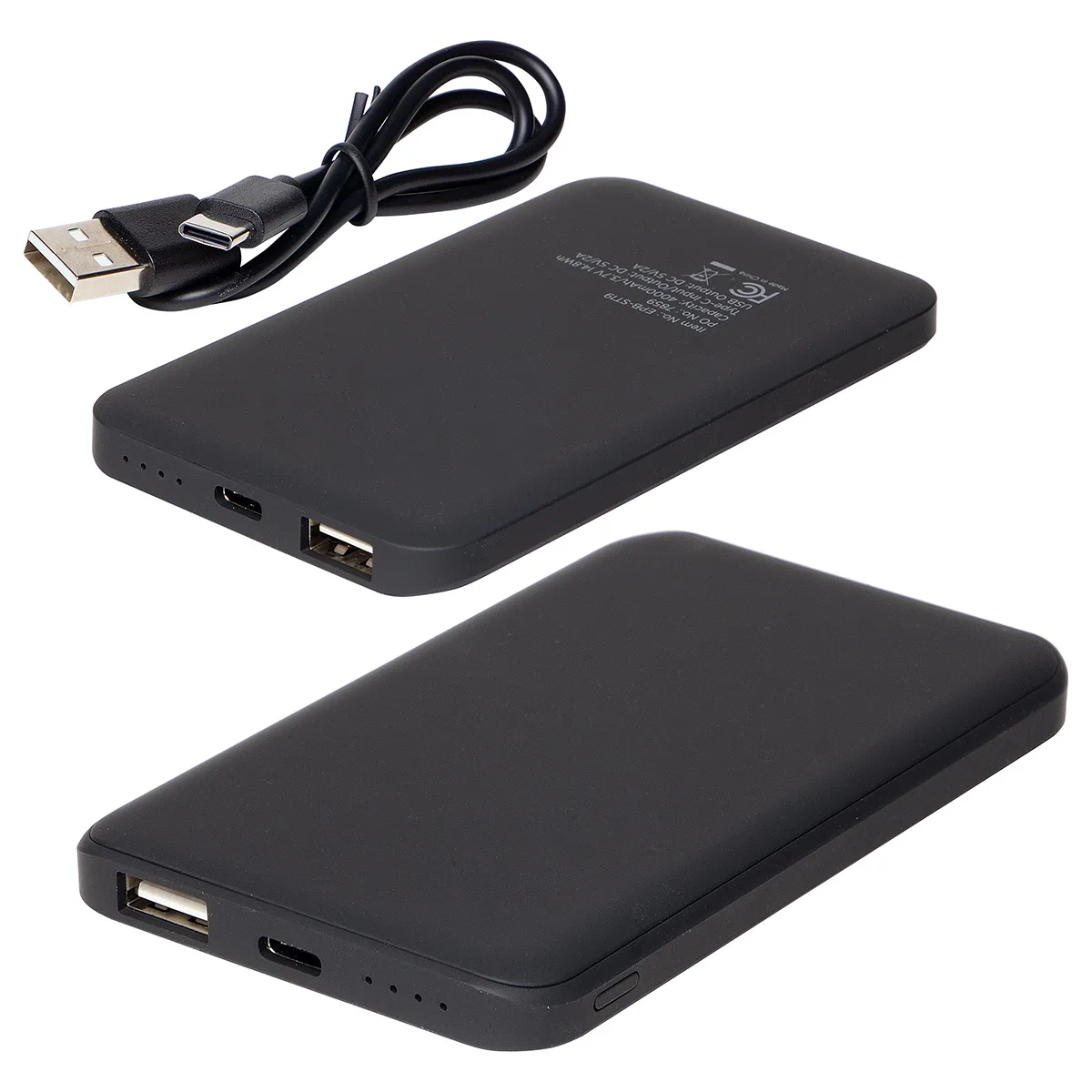 Soft-Touch 4000mAh Hi-Density Polymer Power Bank view 2