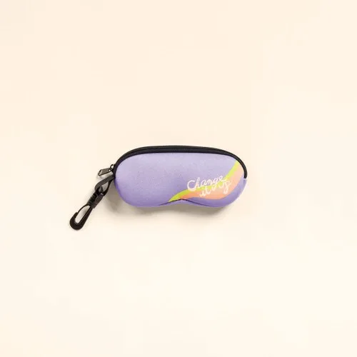 Neoprene Eyeglass Case w/Zipper & Clip (1 Color) view 4