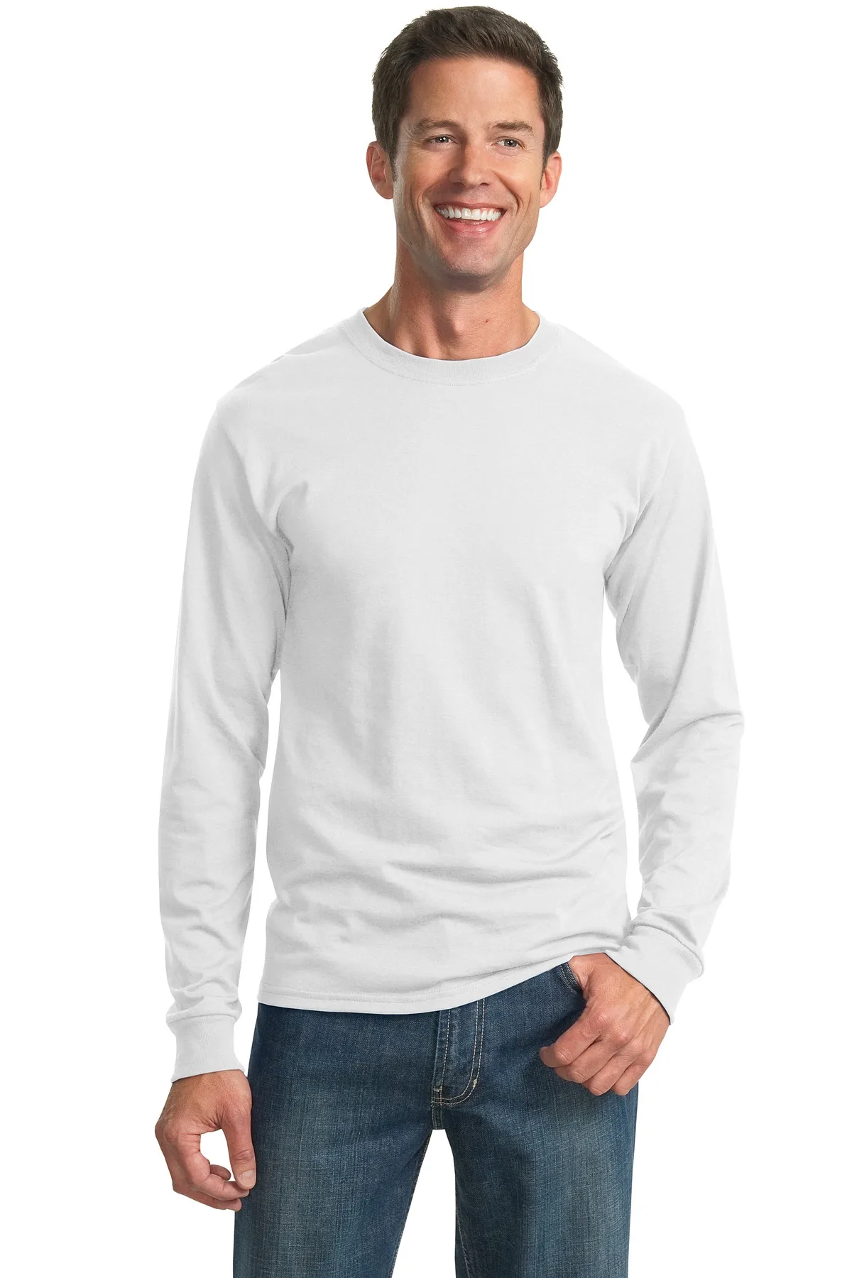 Jerzees® - Dri-Power® 50/50 Cotton/Poly Long Sleeve T-Shirt. view 3