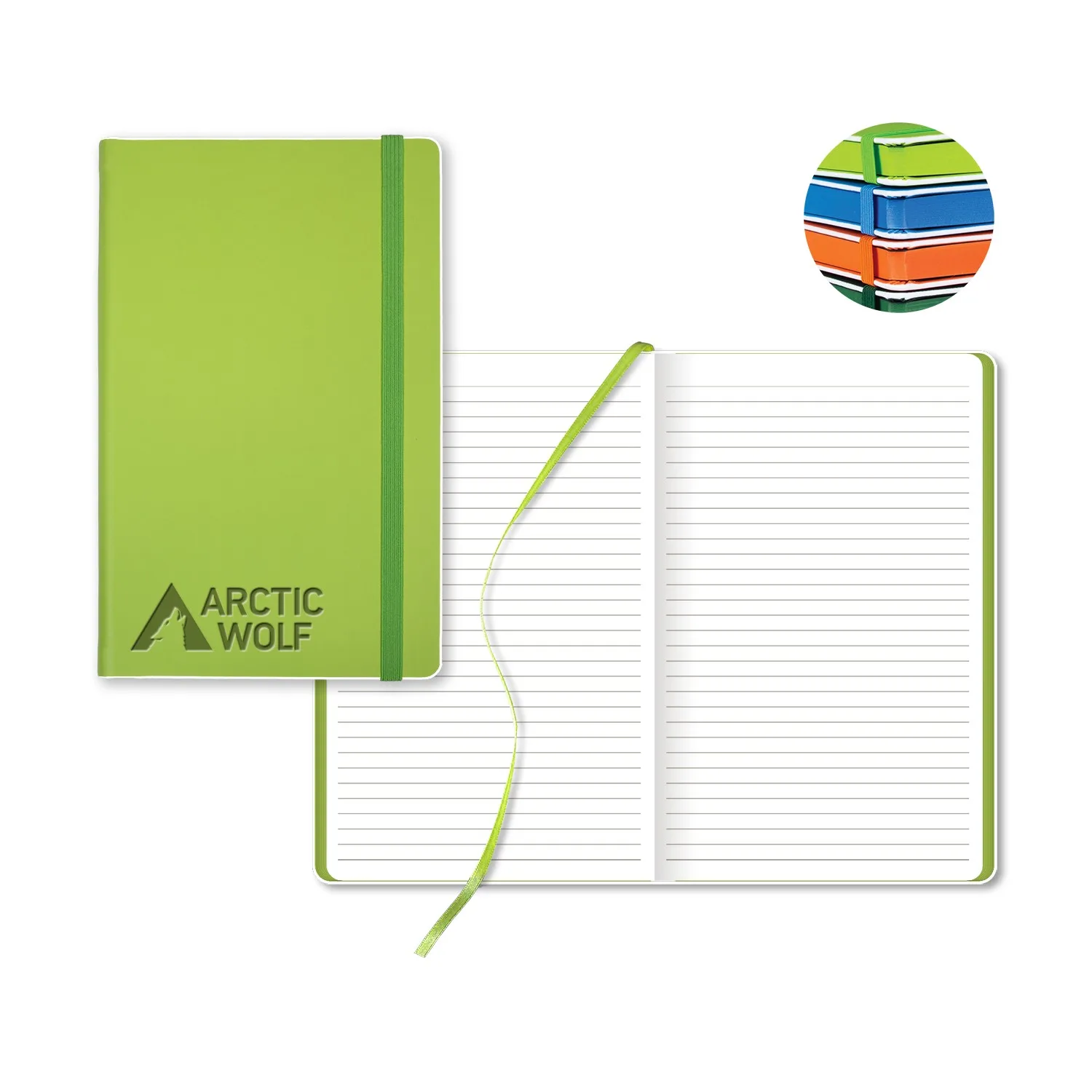 Castelli Color Laser Medio Lined White Page Journal view 6