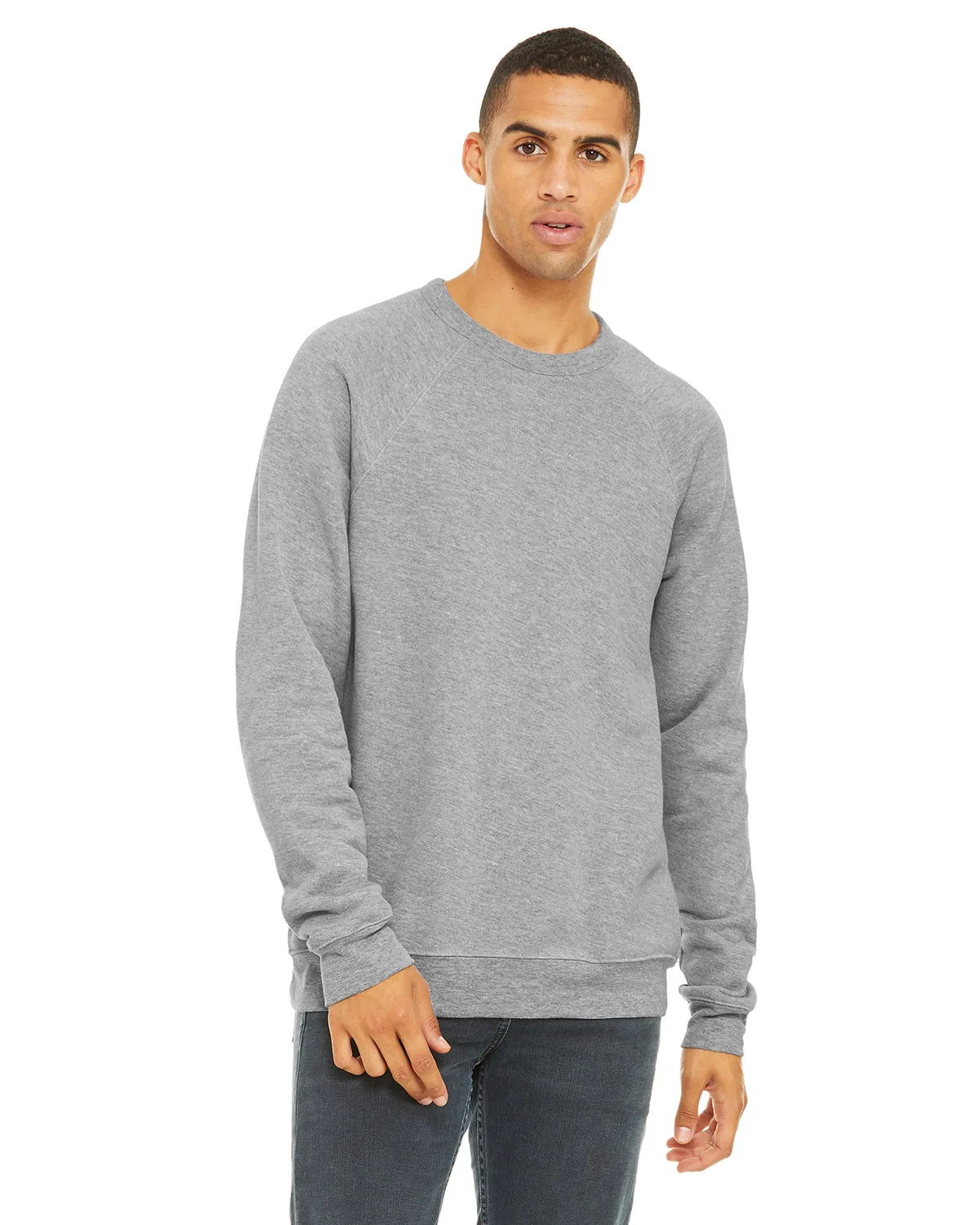 BELLA+CANVAS Unisex Sponge Fleece Crewneck Sweatshirt view 3