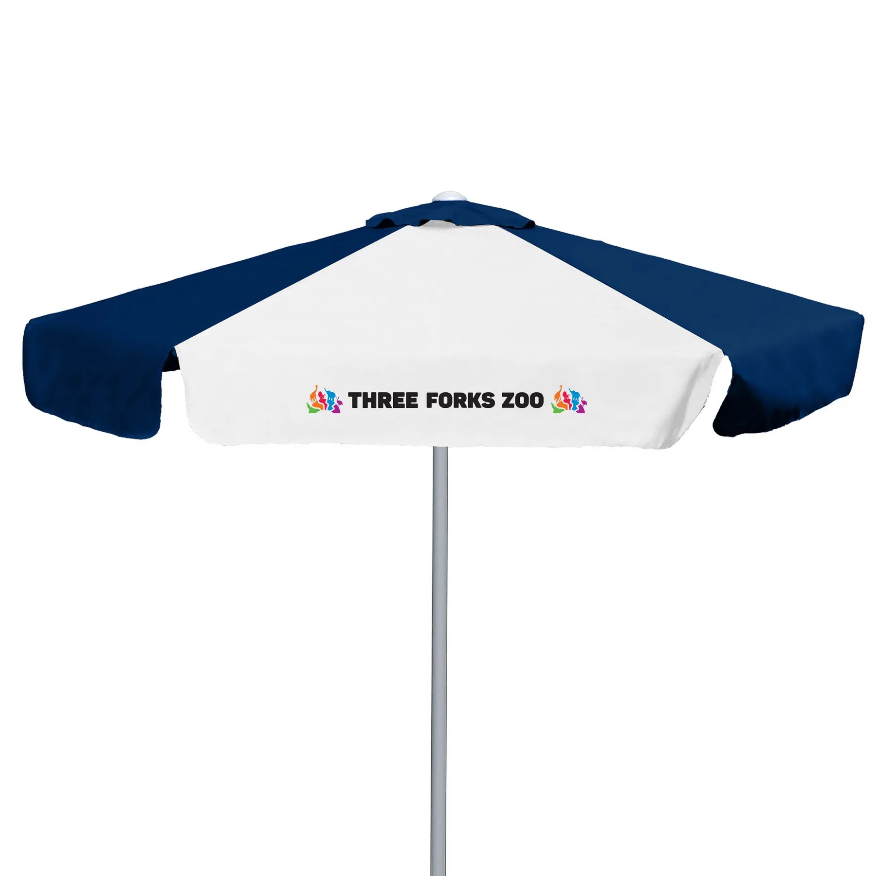 7' E-Z Glide Market Umbrella Kit With Valance (1 Imprint) view 5