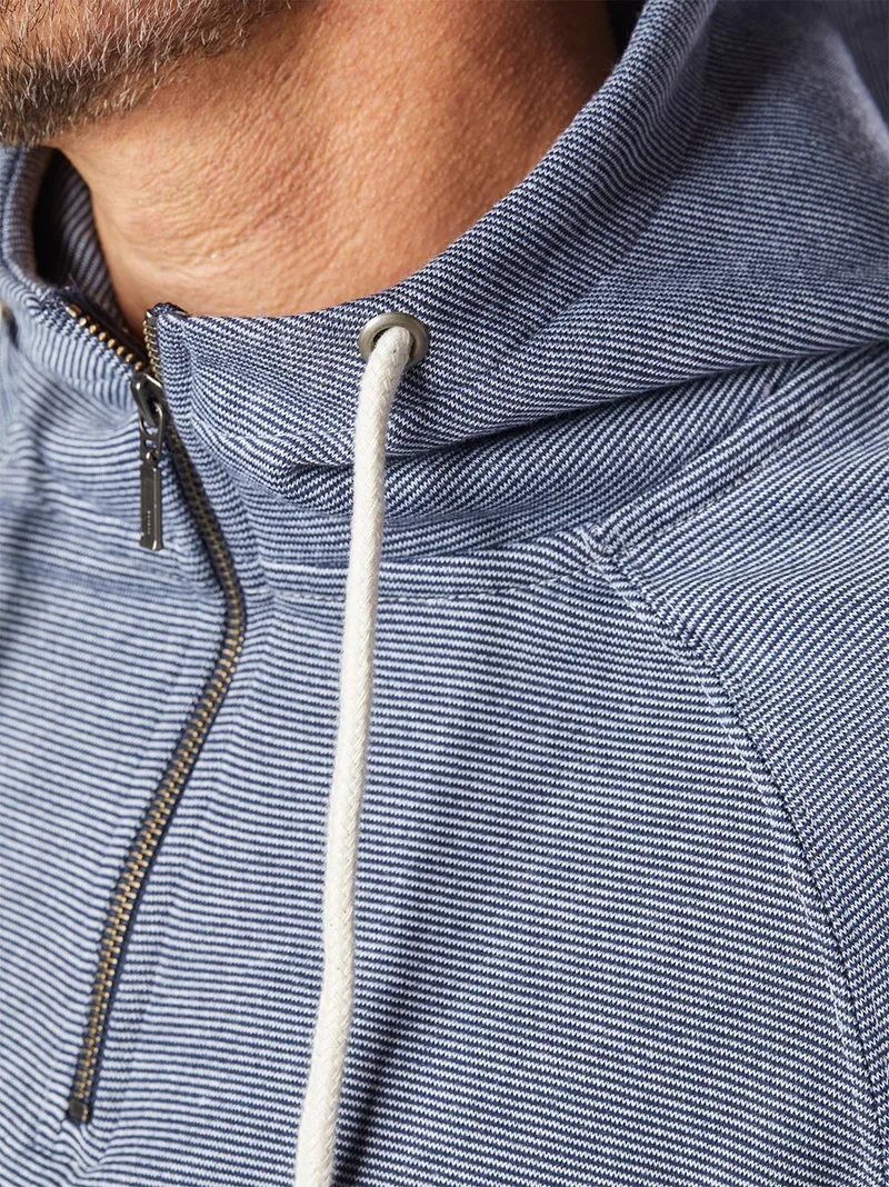 Mendocino Mini Stripe Pullover Hoodie view 3