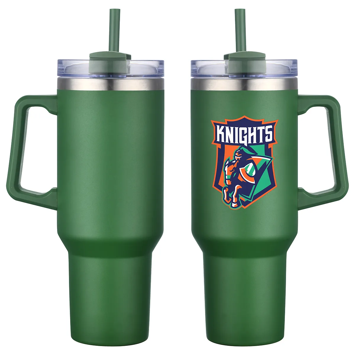Genoa 40 oz Vacuum Insulated Travel Mug with Straw view 7