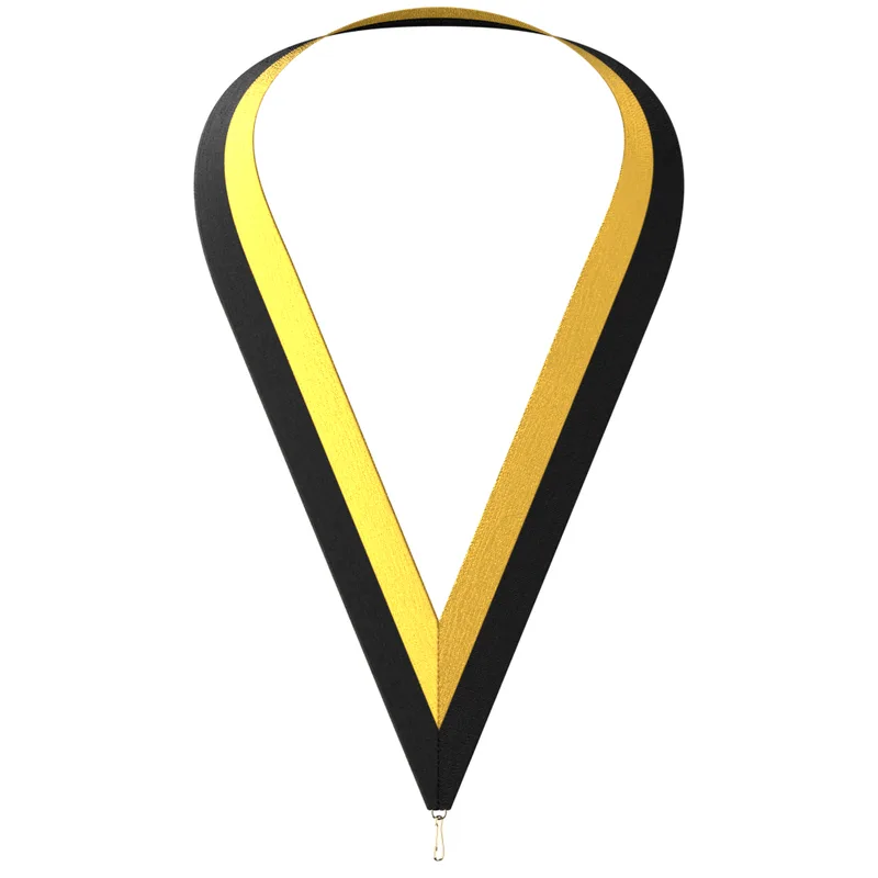 Black & Gold Neckband (1-1/2" x 34")