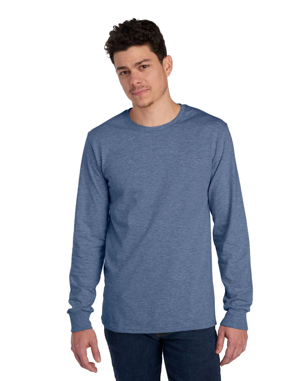 Jerzees Adult Premium Blend Long-Sleeve T-Shirt view 4