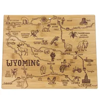 Destination Wyoming Cutting & Serving Board — Laser Engraved up to 2 Square Inches (1 side/1 location)