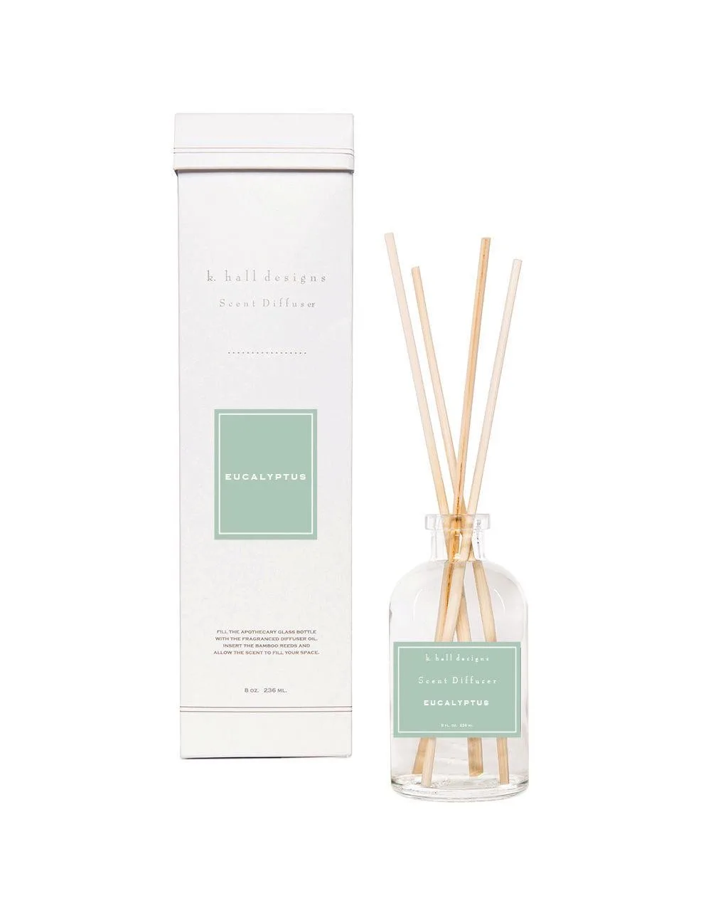 K.Hall Studio Eucalyptus Scent Diffuser Kit