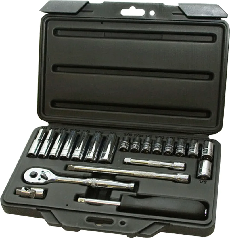 Allied Pro-Grade 21-Piece Sae Socket Set w/Case