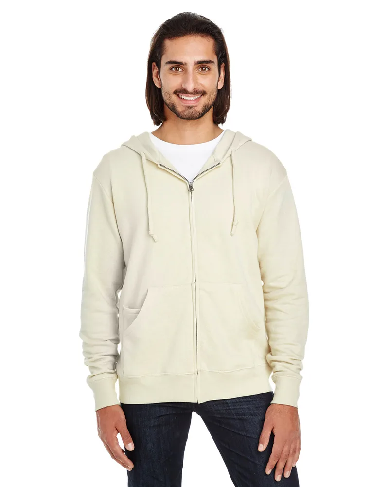 THREADFAST Unisex Triblend French Terry Full-Zip view 6