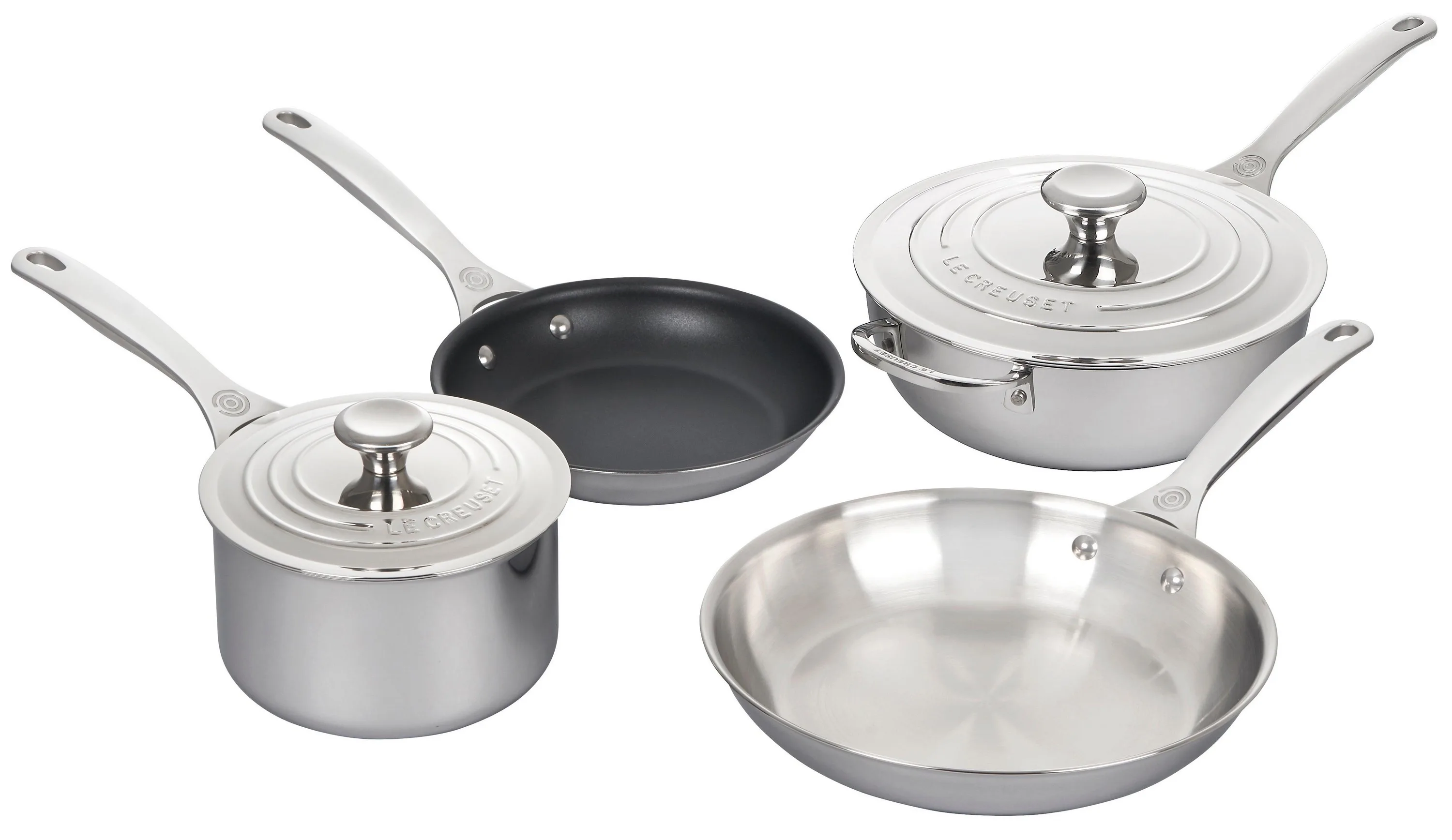 Le Creuset 6Pc Stainless Steel Cookware Set