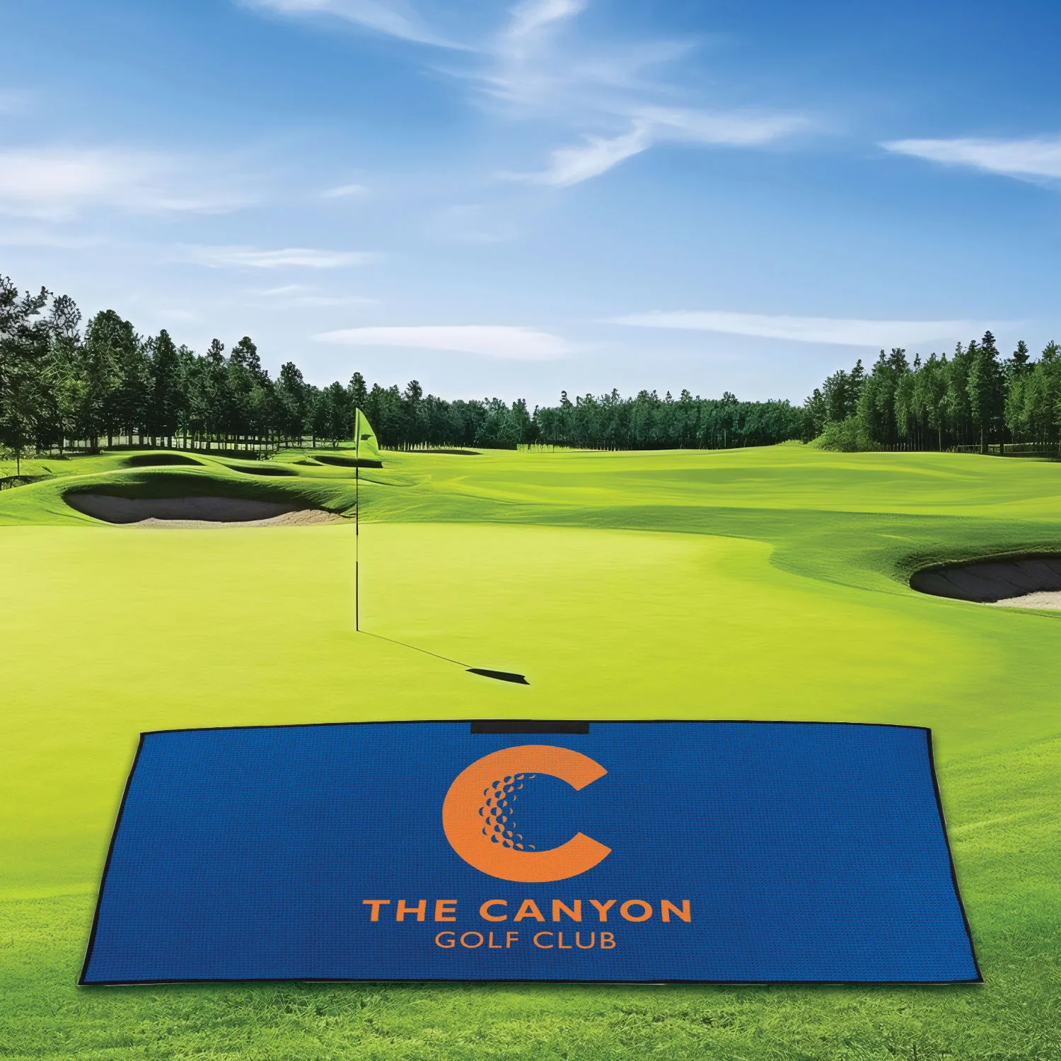 MaxxColor Waffle Golf Towel (17" x 40")