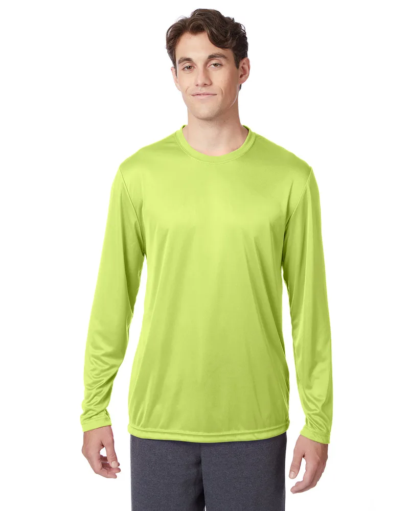 Hanes Printables Adult Cool DRI® with FreshIQ Long-Sleeve Performance T-Shirt view 6