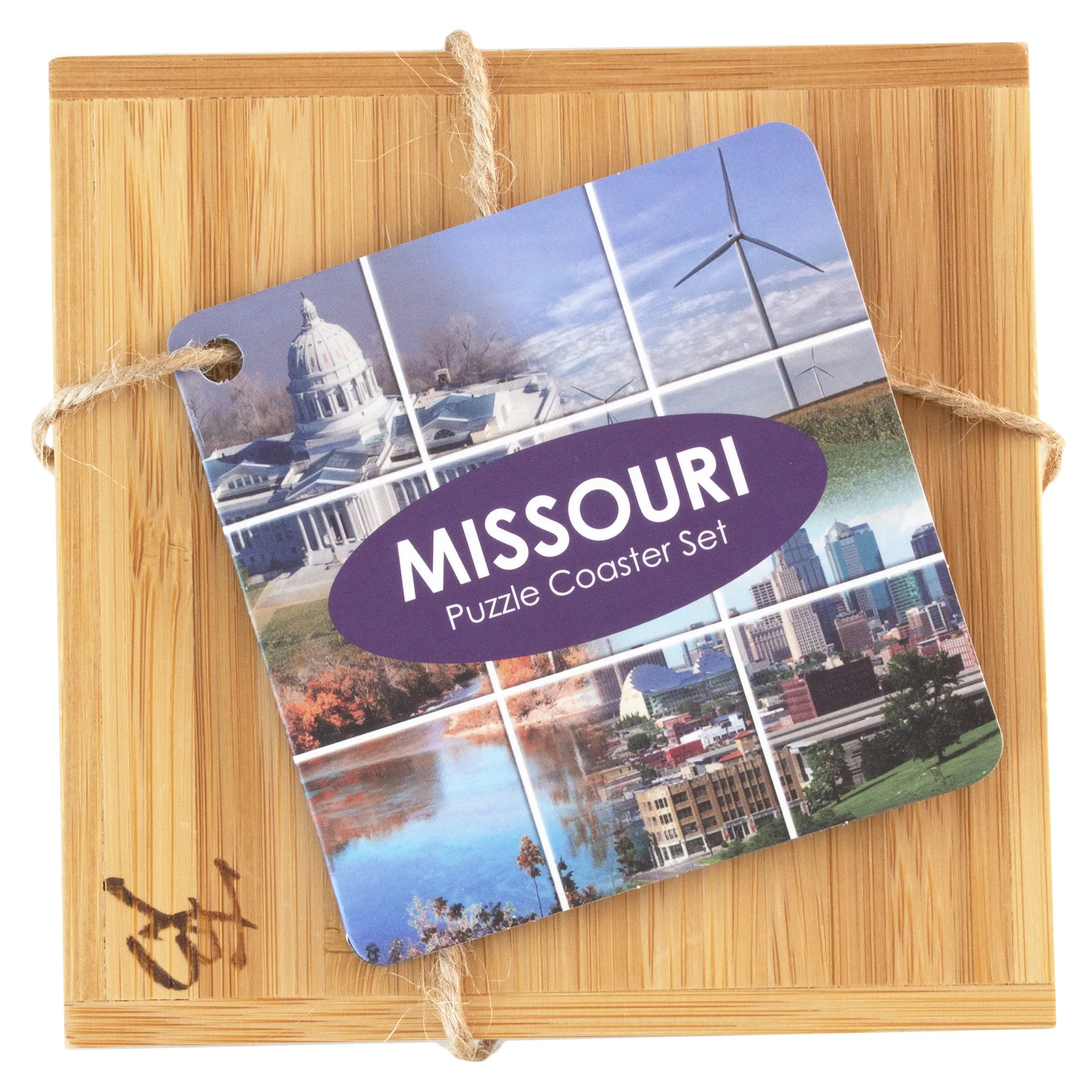 Missouri Puzzle Coaster Set view 4