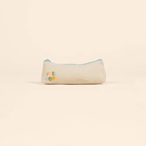 Natural Canvas Beige Logo Front