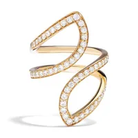 Jilco Inc Diamond Pave Wrap Ring - Size 7