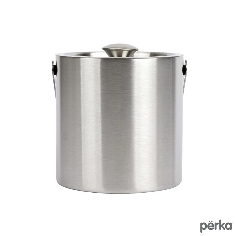 Perka Quinton 1.3L Double Wall, Stainless Steel Ice Bucket view 2