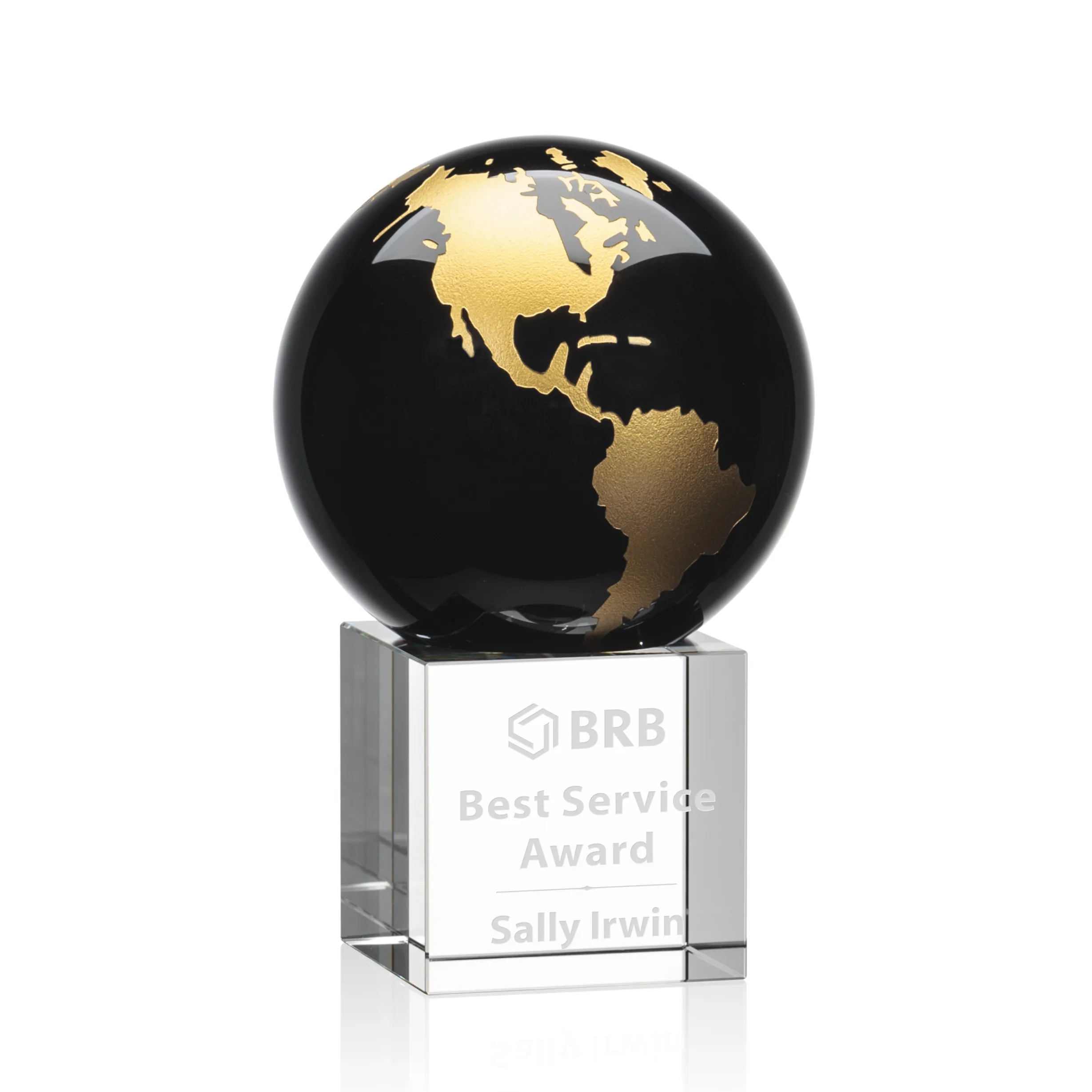 Black, Gold, 4"