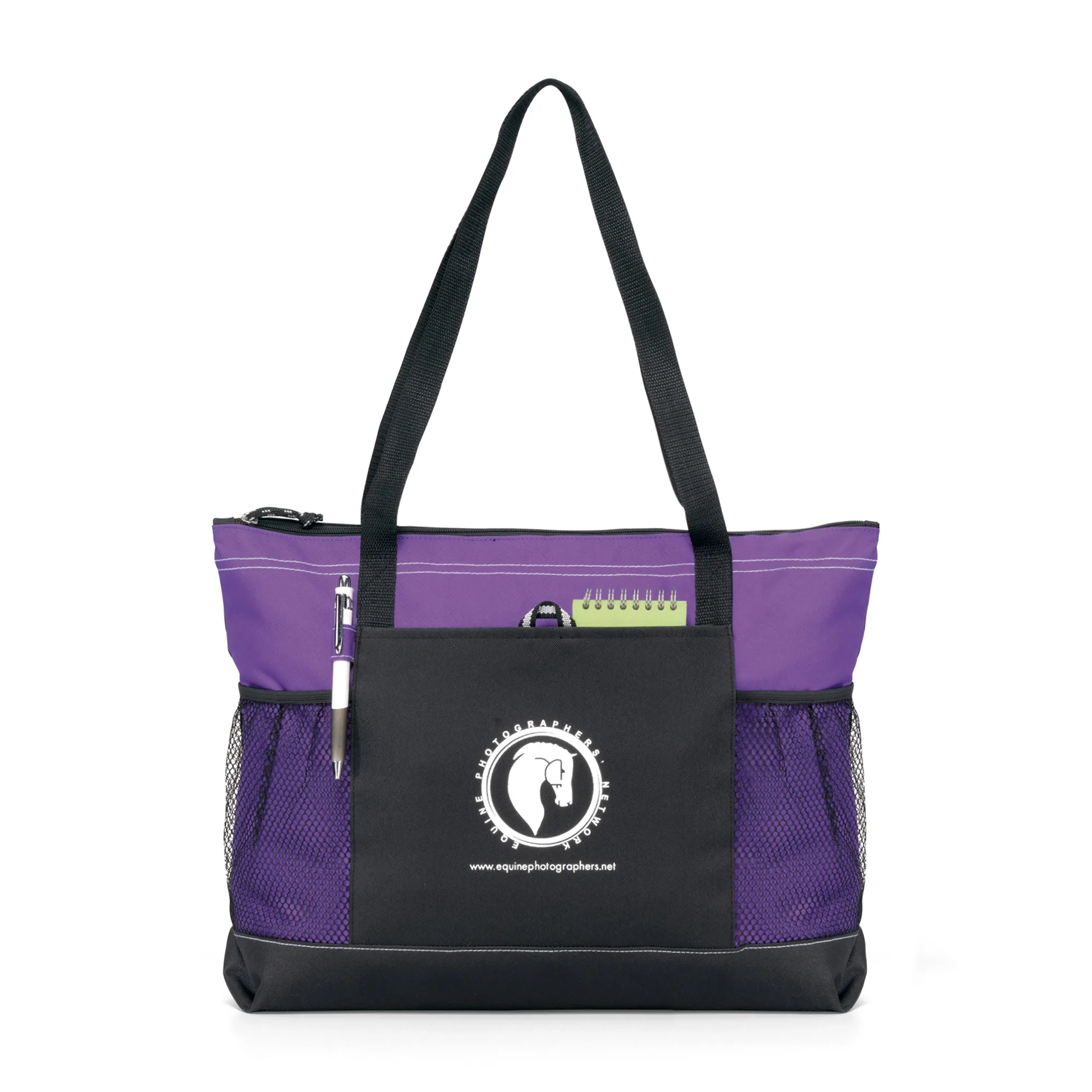 Select Zippered Tote - Purple