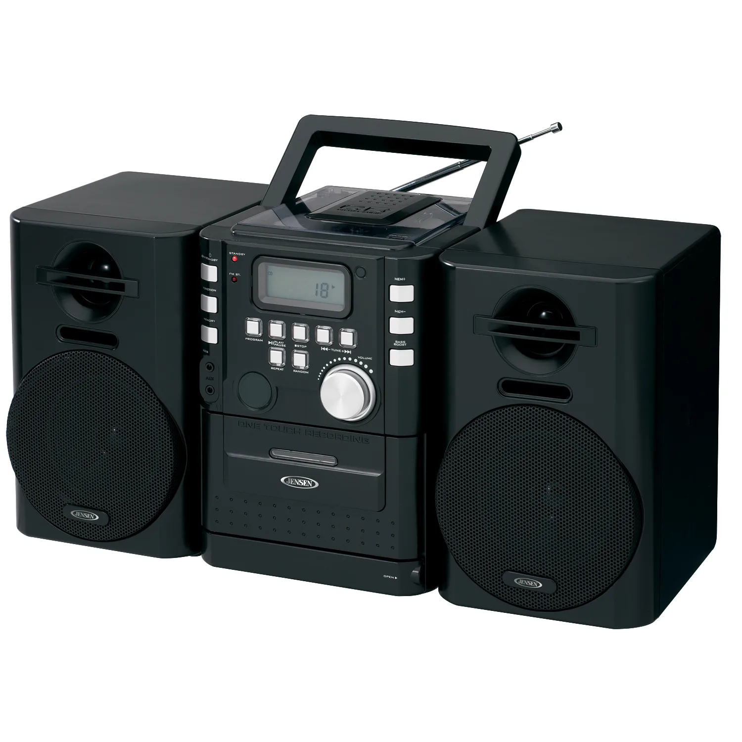 Jensen® 3-Speed Stereo Turntable w/ Stereo Speakers