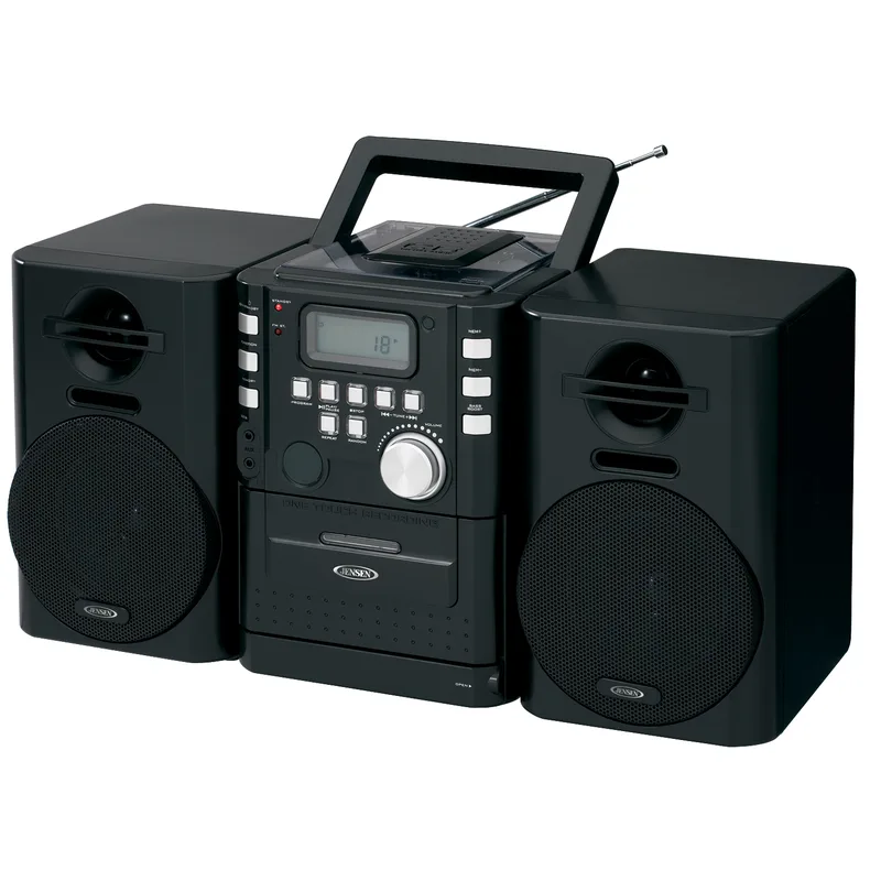 Jensen® 3-Speed Stereo Turntable w/ Stereo Speakers