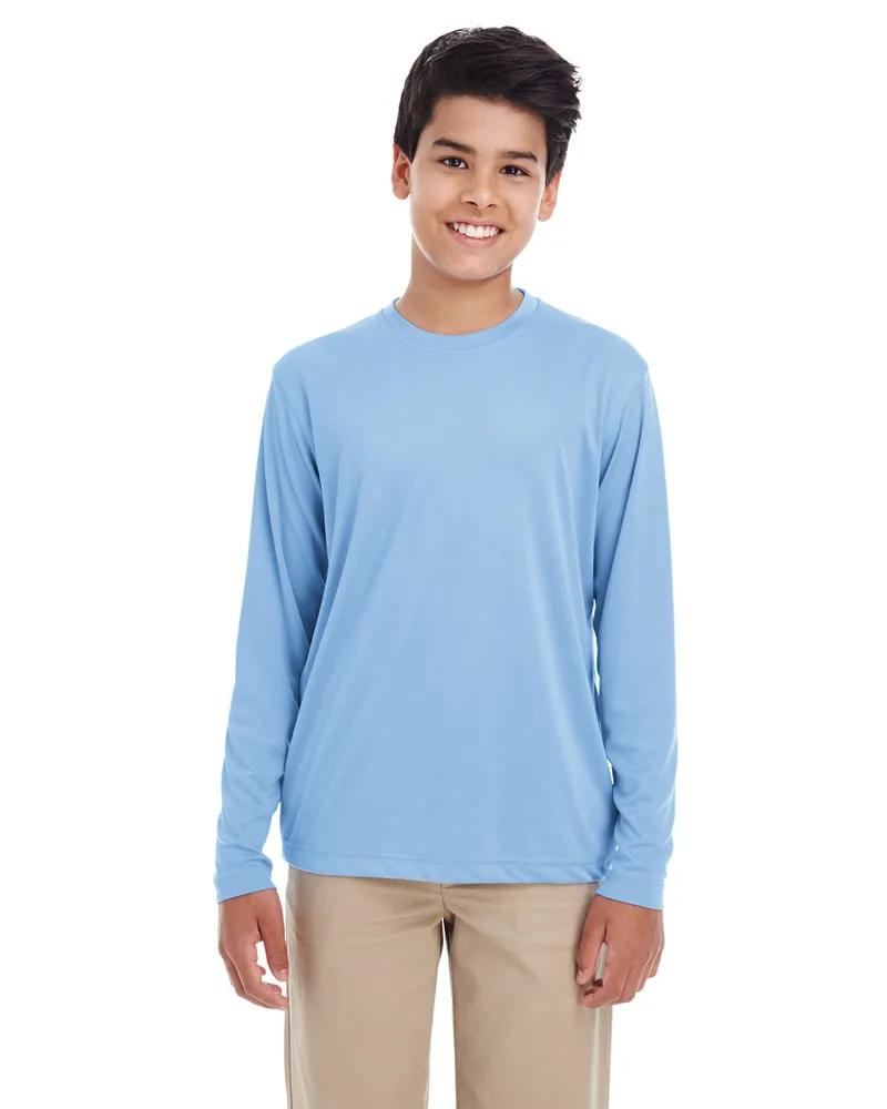 ULTRACLUB Youth Cool & Dry Performance Long-Sleeve Top view 3