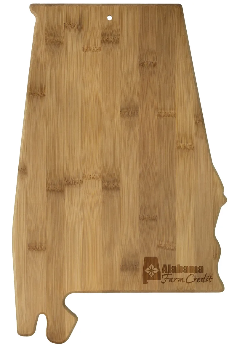 Alabama State Bamboo Serving & Cutting Board