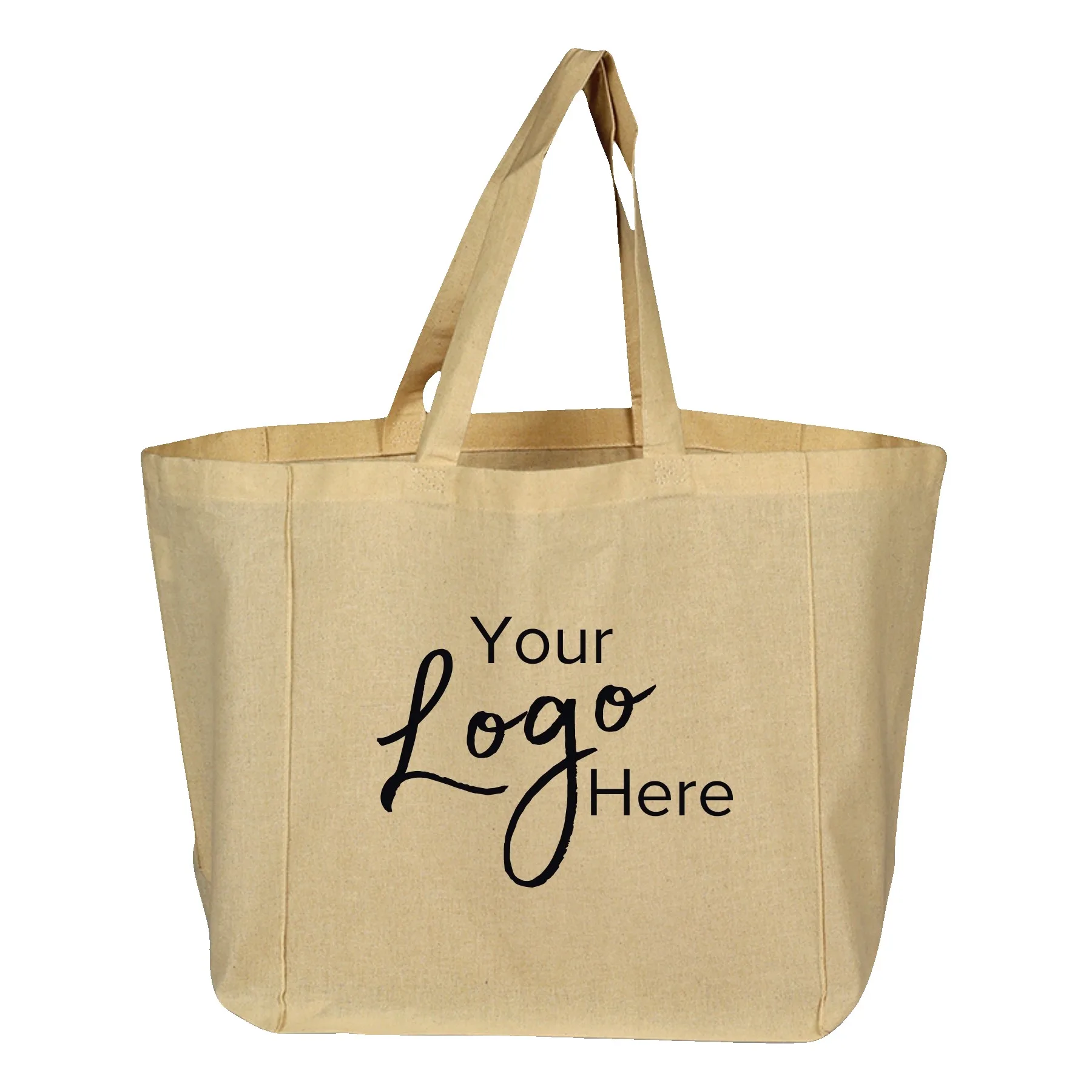 Grocery Bag w/8" Gusset (12"x13"x8") view 3