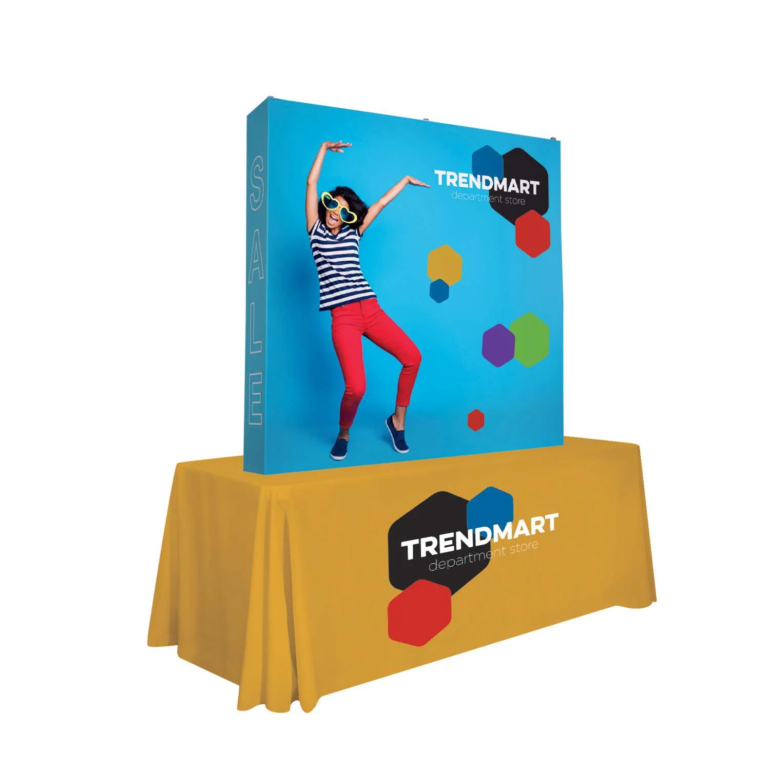 6' Straight Splash Tabletop Wrap Kit (Poly Knit)