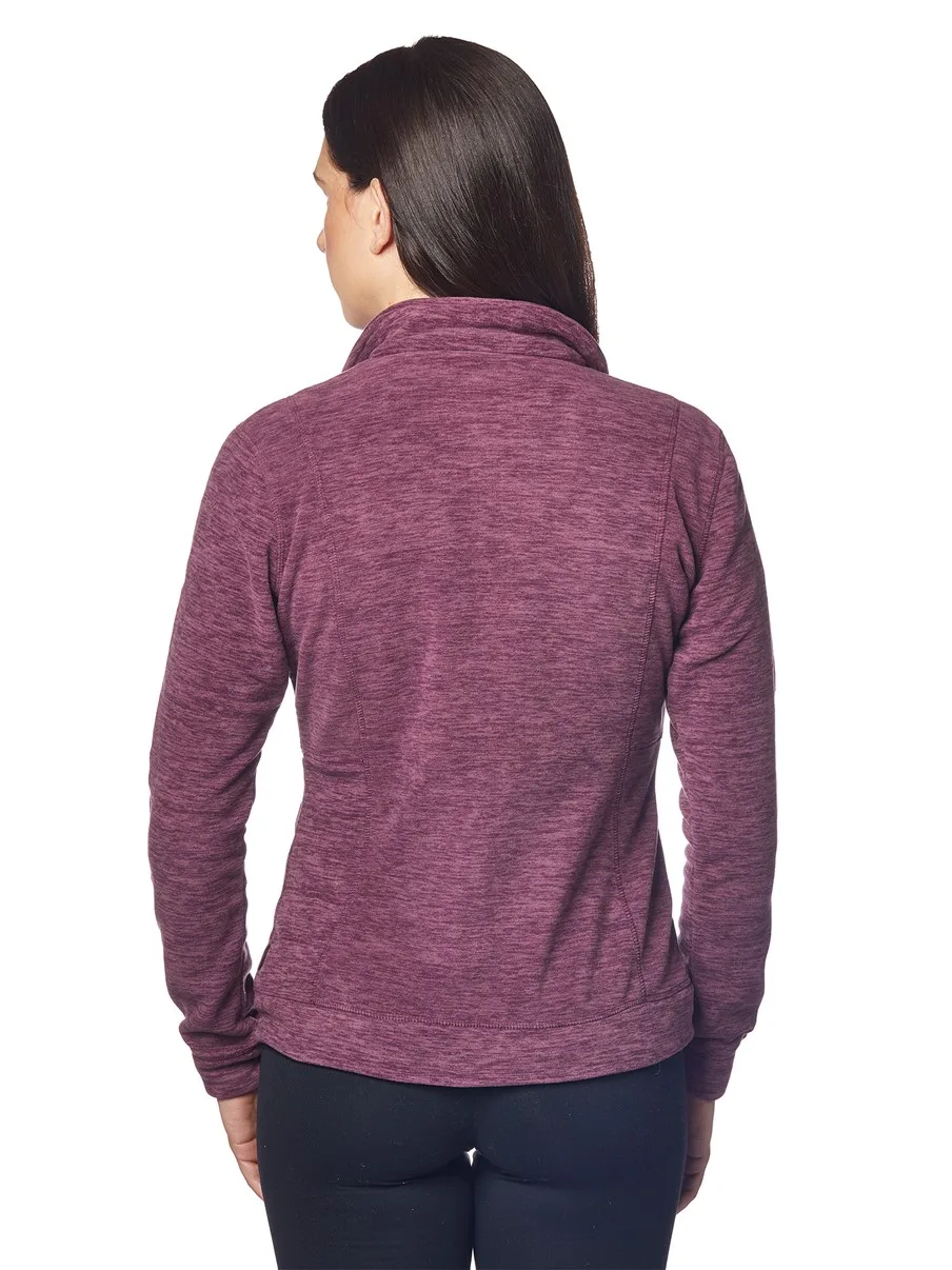 Ladies' Cascade Marled Fleece Jacket view 7