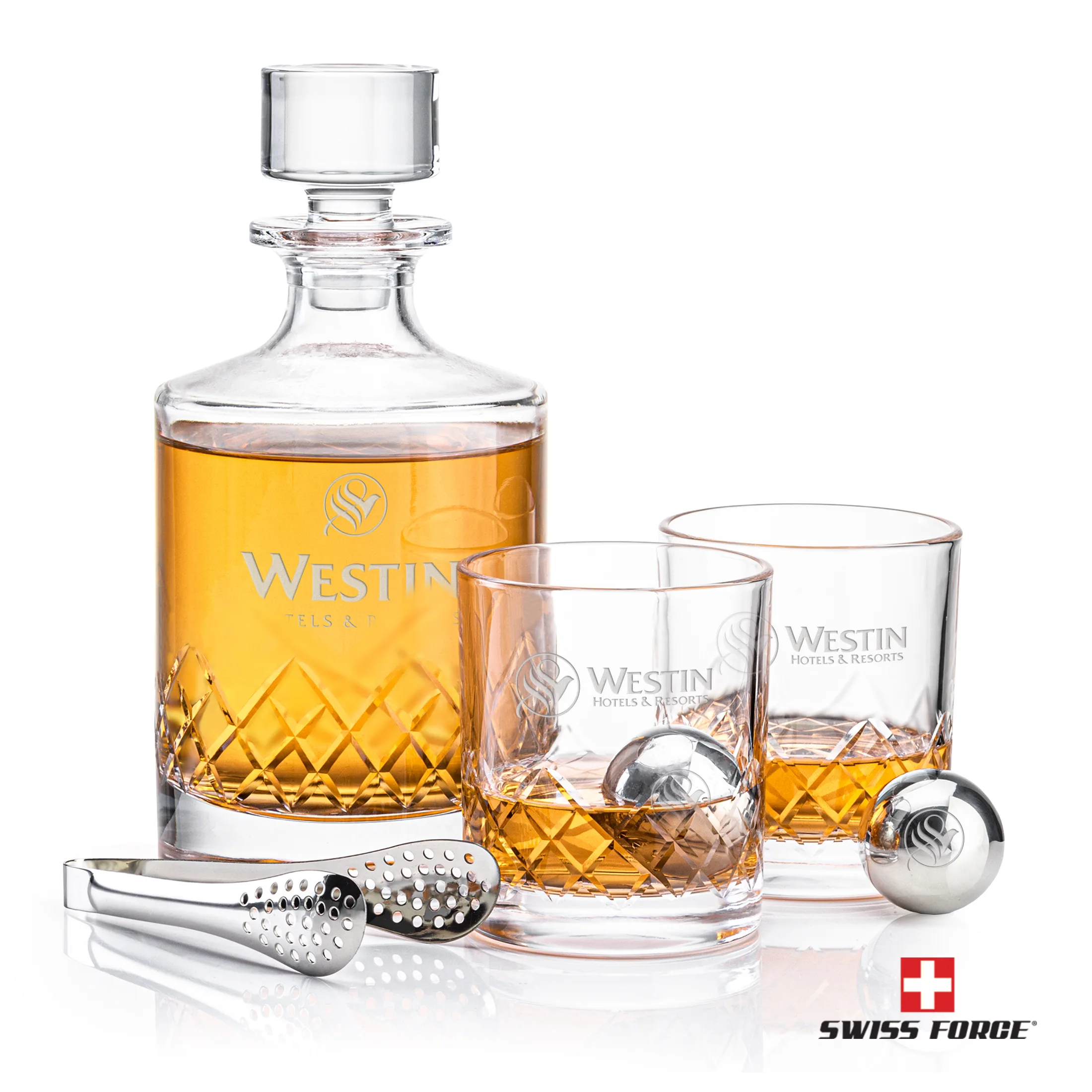 Whiskey Ball Set, Laser Engraving