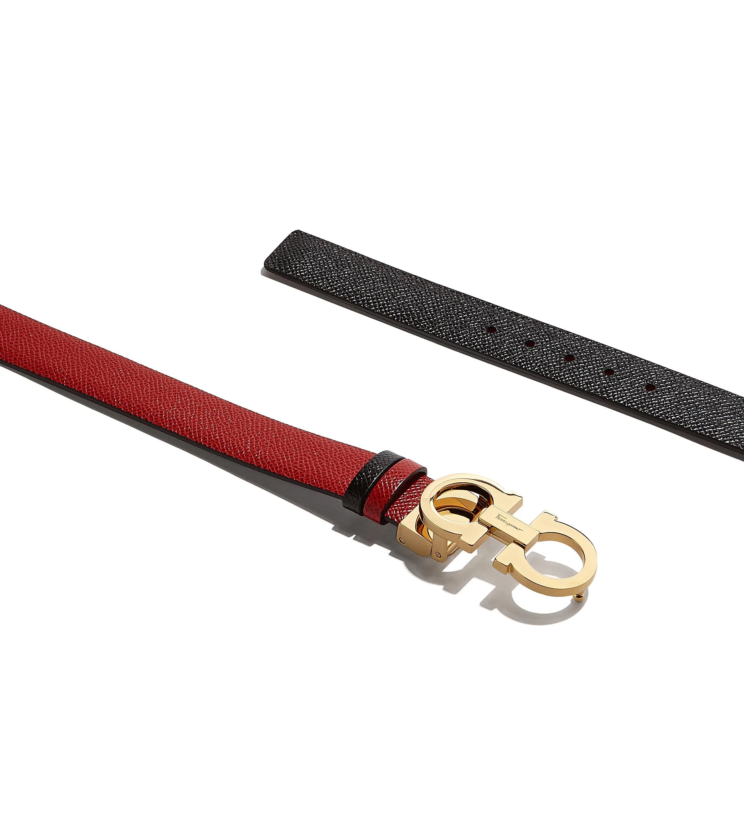 Salvatore Ferragamo Reversible And Adjustable Gancini Belt