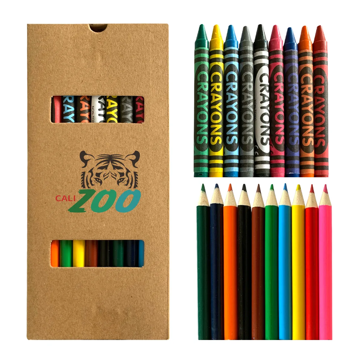 19 Piece Crayon And Pencil Set view 2