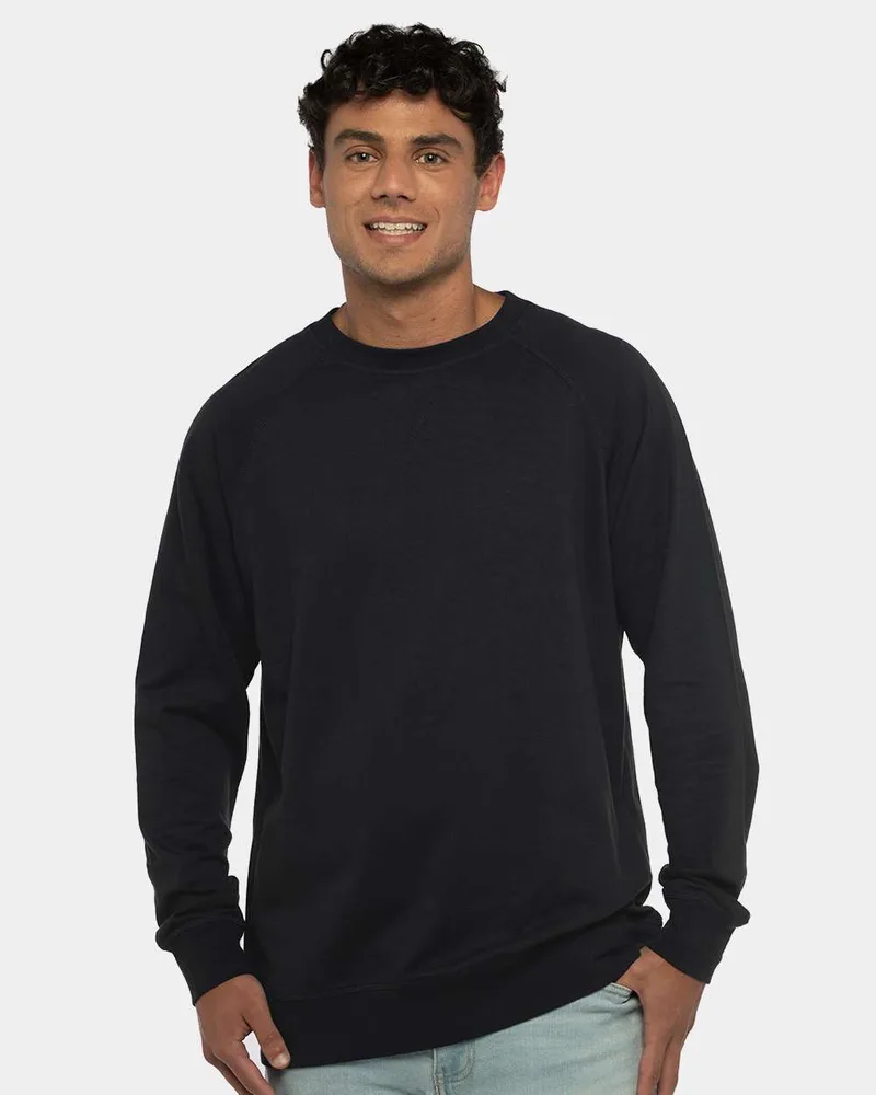 Next Level Apparel® Unisex Laguna Raglan Crewneck Sweatshirt