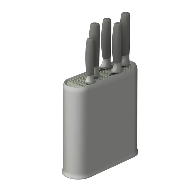 BergHoff Leo 6Pc Cutlery Set/Universal Knife Block
