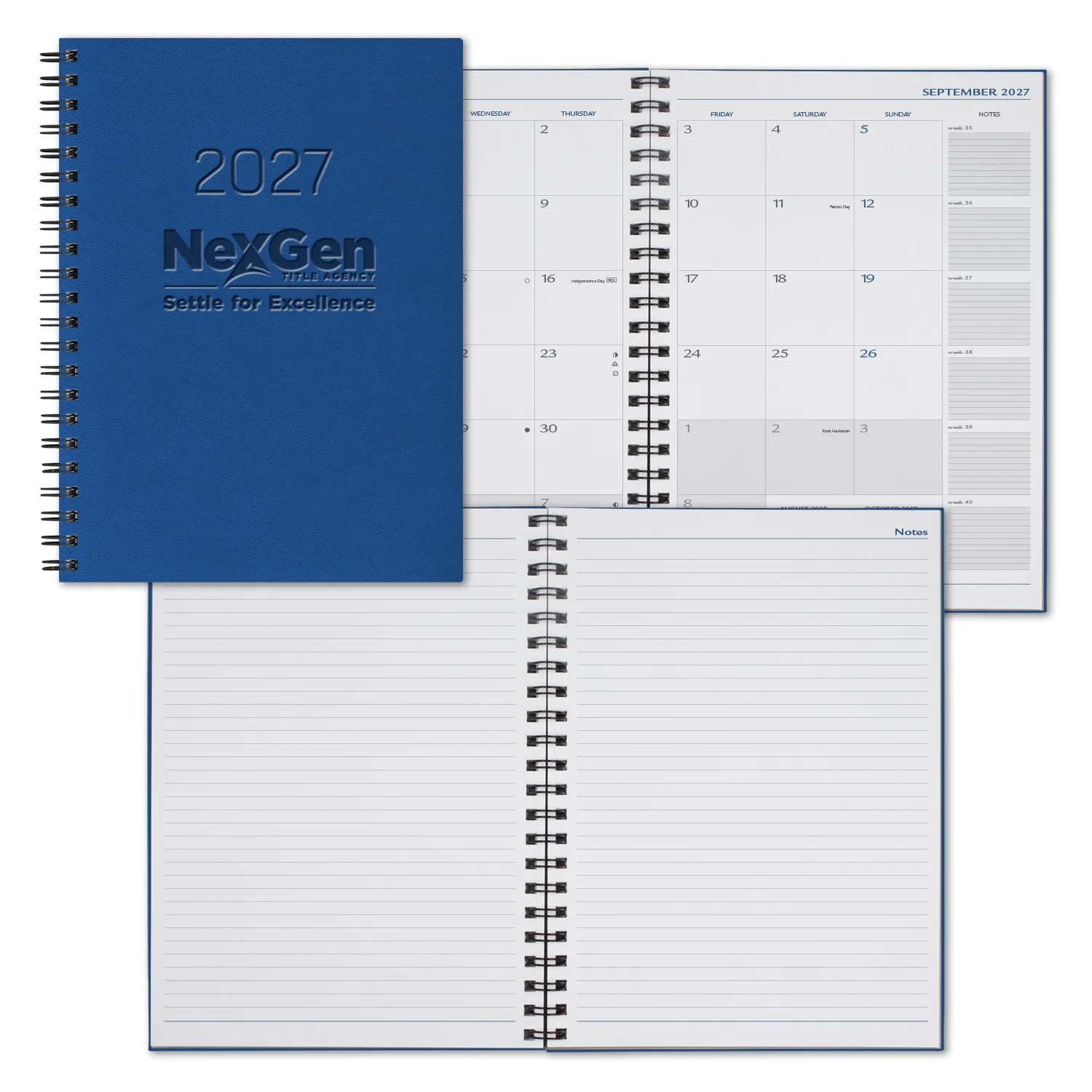 Castelli WireO Tucson Grande XL White Monthly Diary