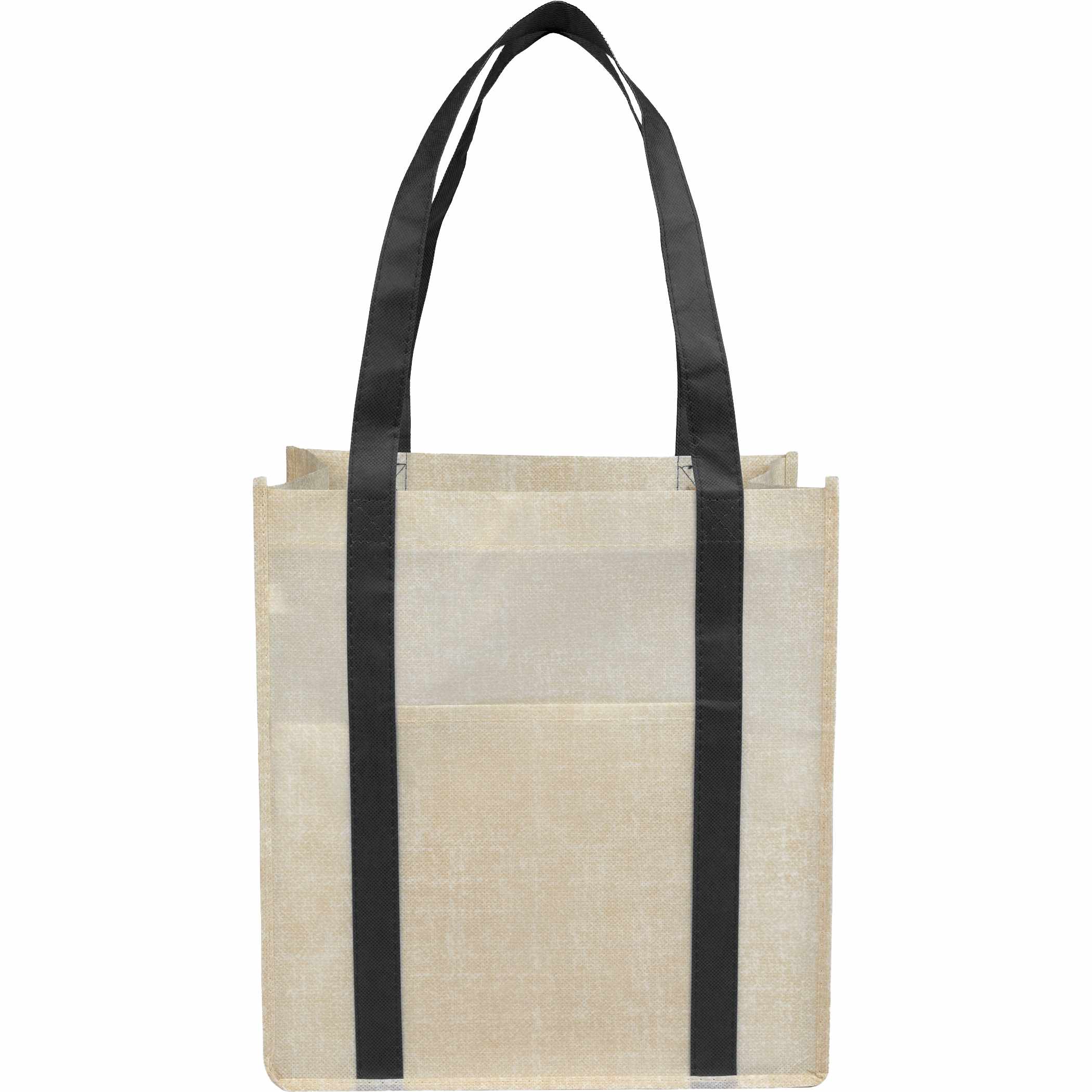 Pluto Recycled Non-Woven Small Grocery Tote view 2