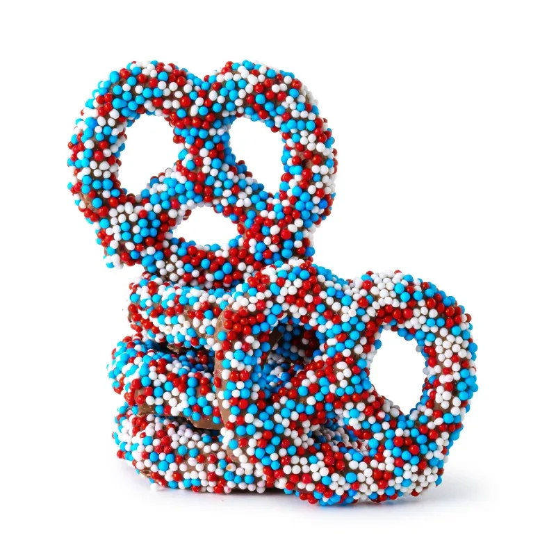 Freedom250- Round Acetate-Patriotic Milk Chocolate Nonpareils view 2