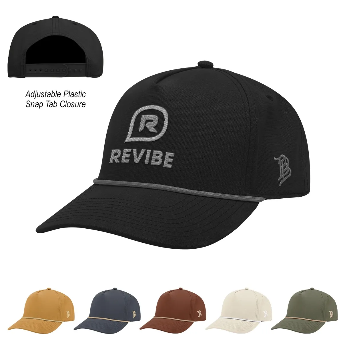 Branded Bills Bare Curved Canvas Rope Cap view 2