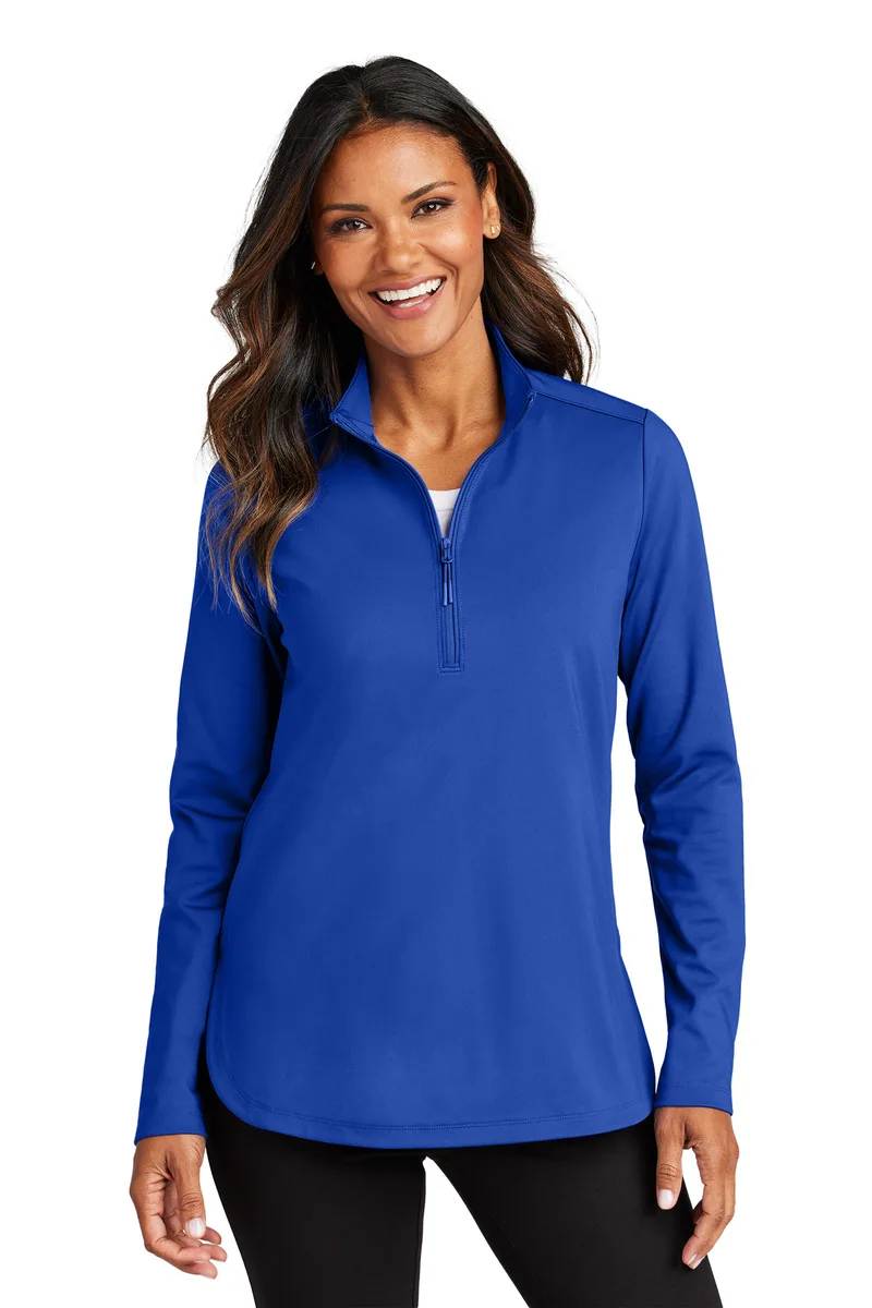 Port Authority® Women's C-FREE® Double Knit 1/4-Zip view 5