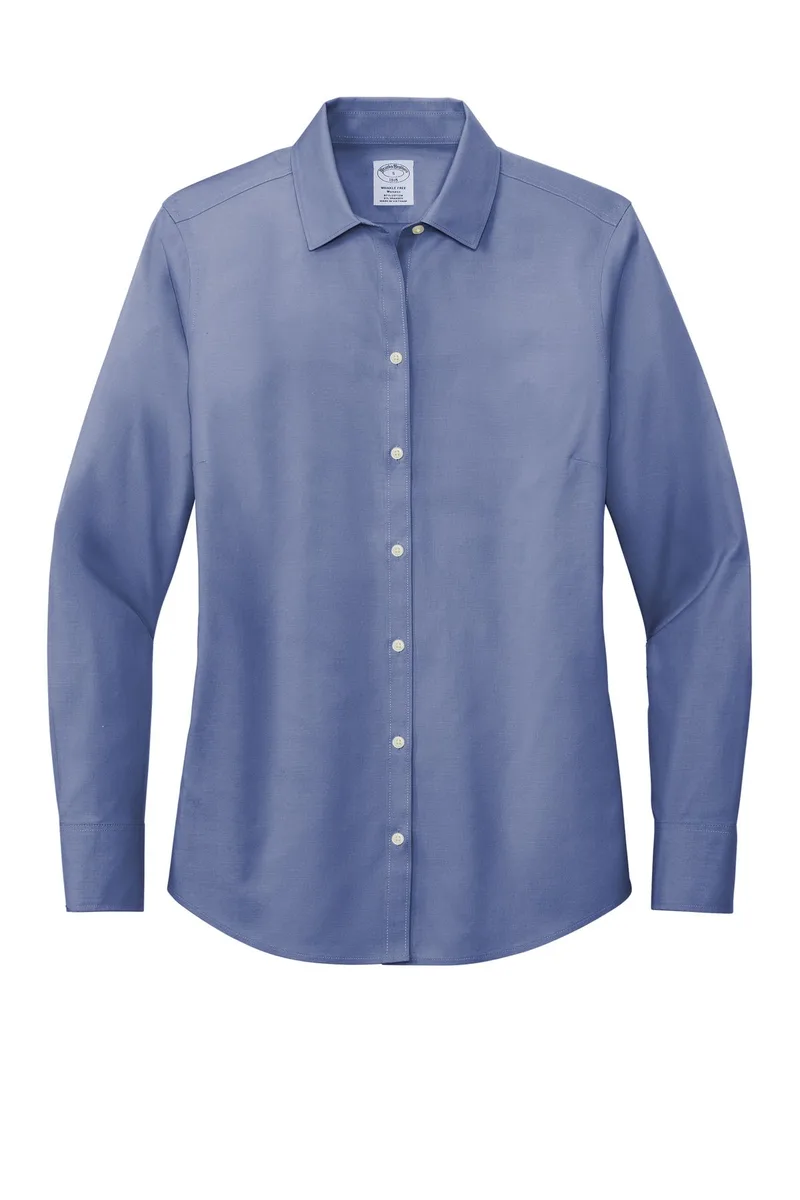 Brooks Brothers® Women's Wrinkle-Free Stretch Pinpoint Shirt view 4