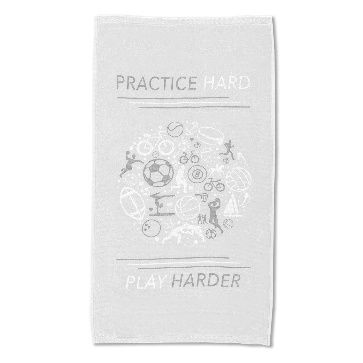 Extreme Trainer Sport Towel - White