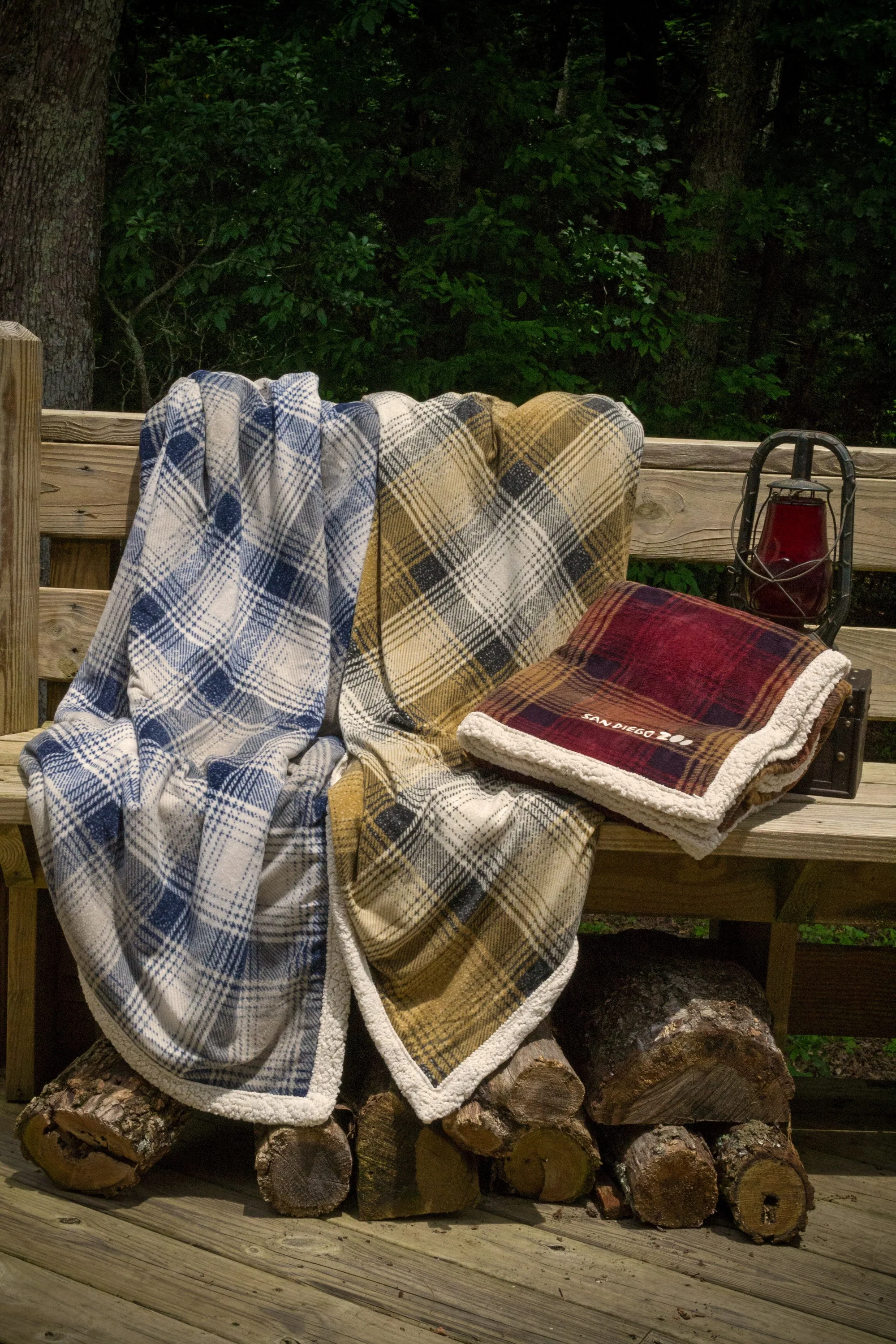 Cottage Plaid Throw (Laser Patch) view 6